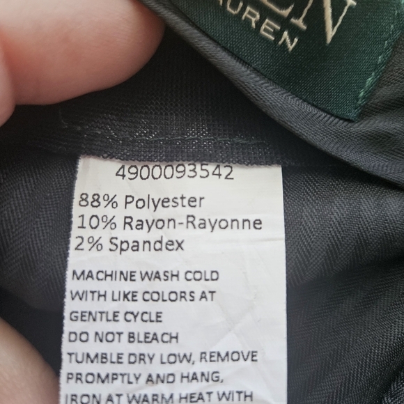 Ralph Lauren Mens Black Dress Pants Sz 32x32 - Picture 11 of 12